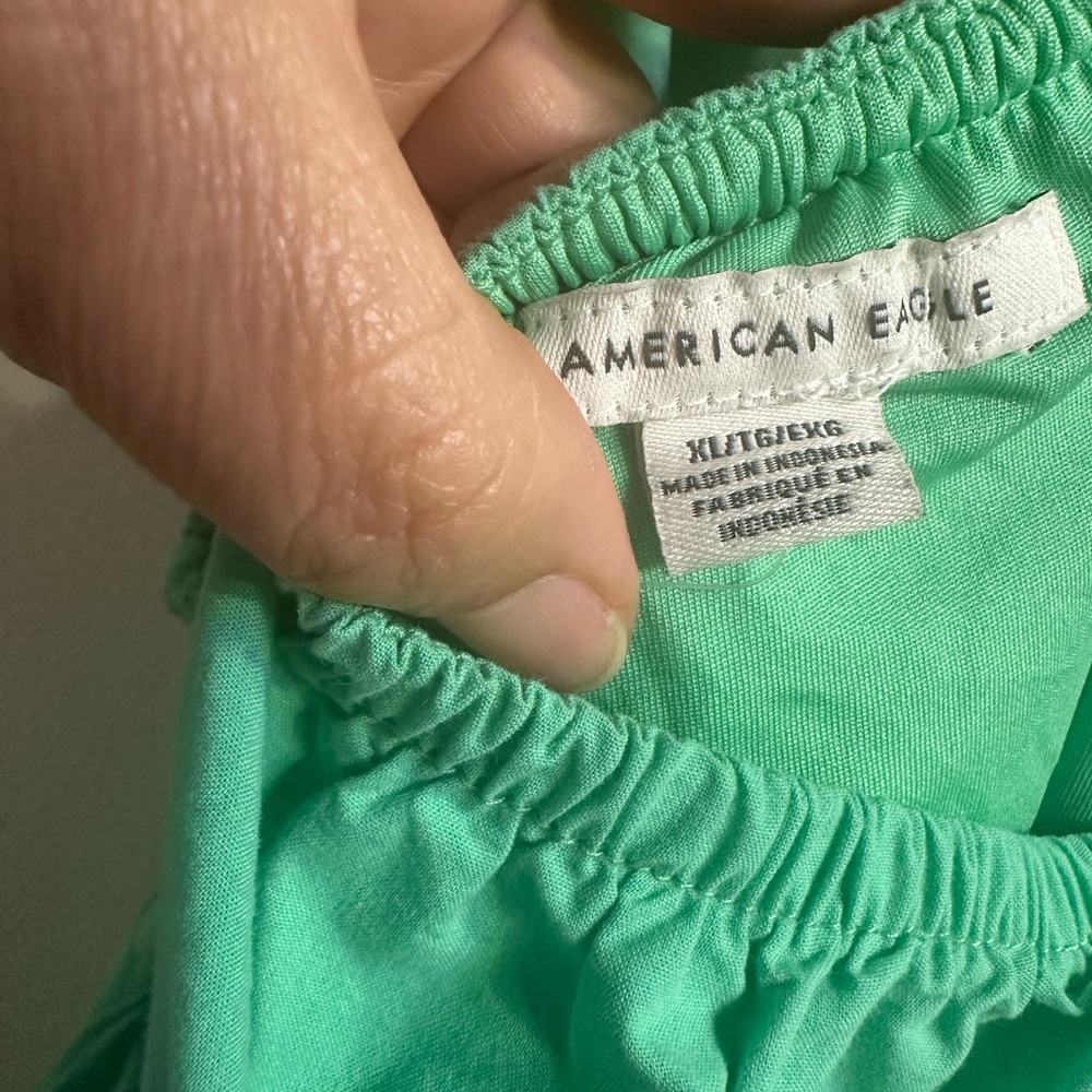 American Eagle Outfitters Teal Halter Dress - Picture 8 of 9